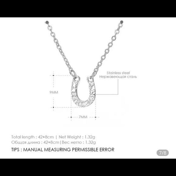 - 🌟HOST PICK🌟New Stainless Steel Horseshoe Necklace - Picture 4 of 9